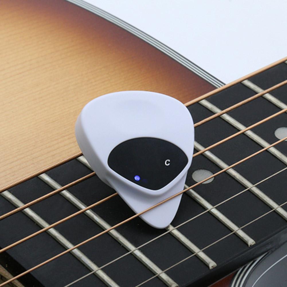 Guitar Picks With Built In Tunner Real Time Monitoring For Acoustic Electric Guitar Bass Mandolin Musical Instrument Accessories