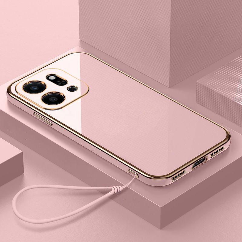 For Honor X7a Case Honor X7A Phone Case RKY-LX1 RKY-LX2 RKY-LX3 Case Luxury Square Plating Shockproof Back Cover