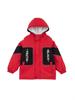 Boys' Trendy Fleece-Lined Winter Parka 2025: Thick Cotton-Blend Jacket
