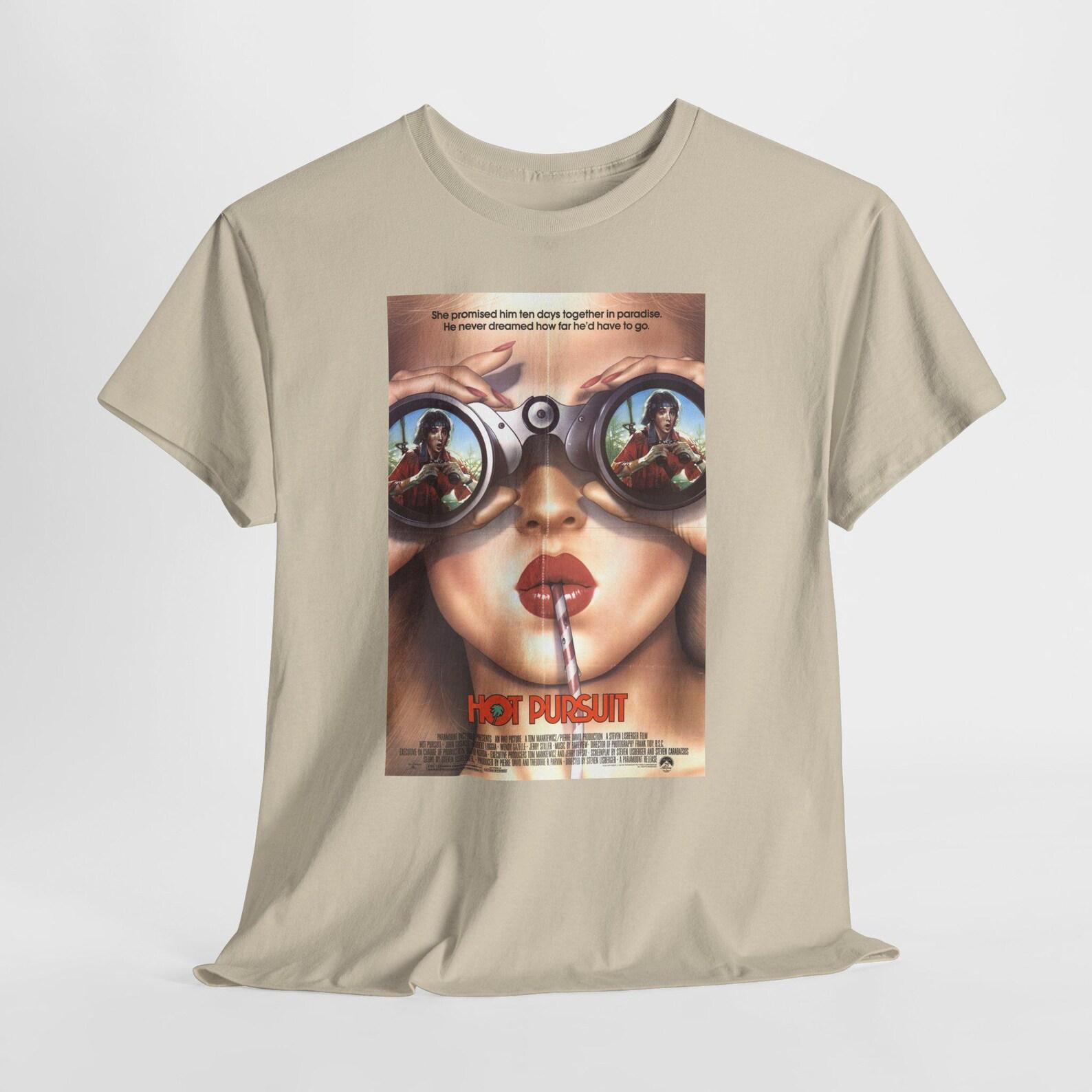 Hot Pursuit movie Unisex Heavy Cotton Tee, Graphic Tee, Retro Tee, Classic Action Tee, 80s Movie Shirt, 4XL