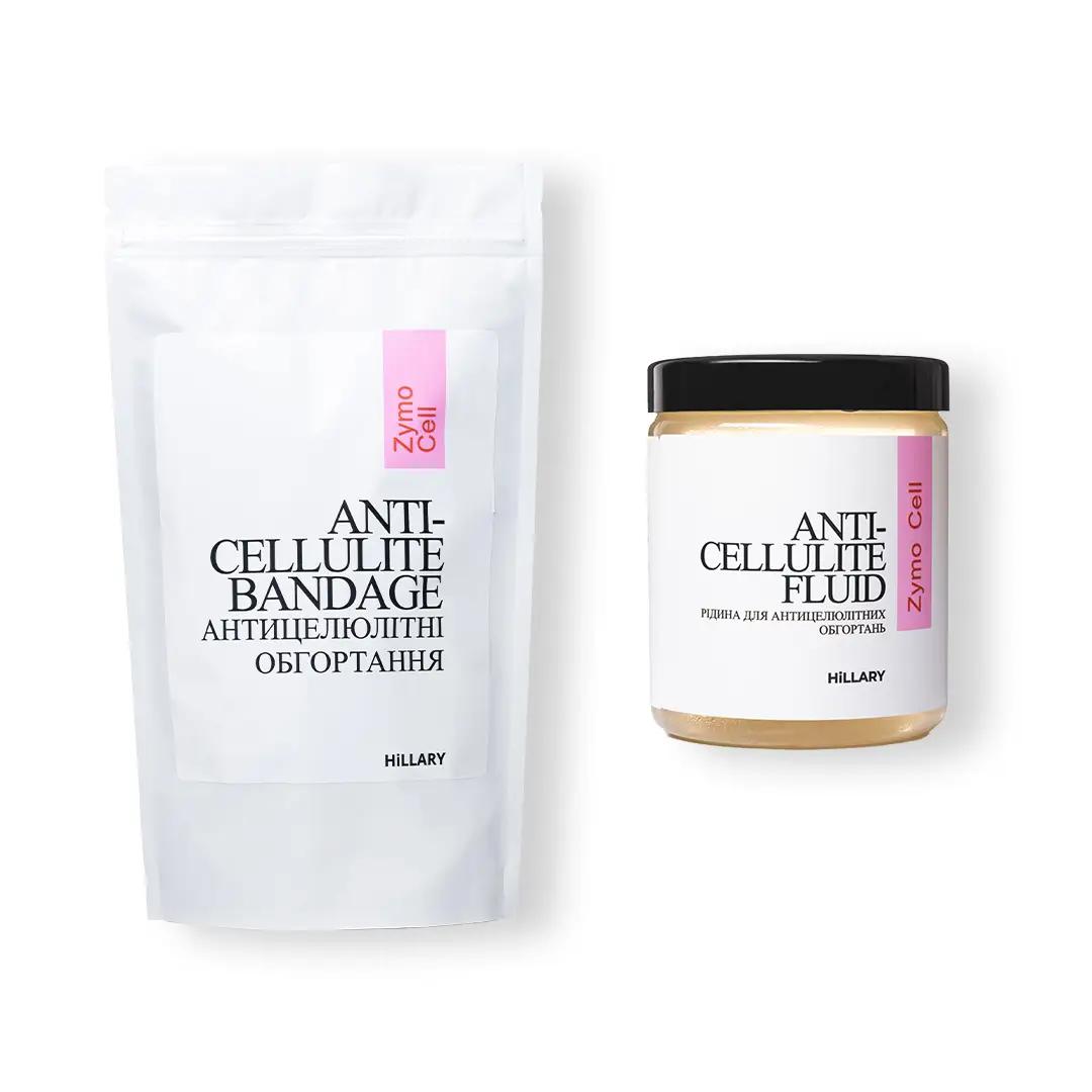 

Антицелюлітні ензимні обгортання + рідина Anti-cellulite Zymo Cell (6 процедур) Hillary