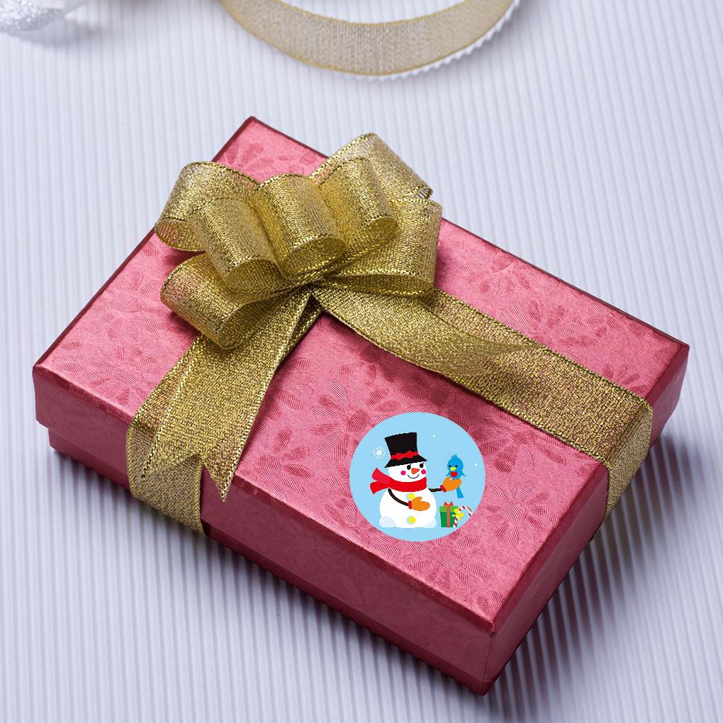 500pcs/roll Merry Christmas Stickers Gifts Box Labels Removable Sticker