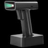 Scanner de Código de Barras 1D/2D Sem Fio Deli 14970WB com Base de Carregamento