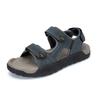 Mens Anti Slip Outdoor  Leather Sandals Men Big Size 46 47 High Quality Sandals Comfortable Flat