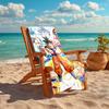 1pc Dragon Ball2 Beach Towel, Comfortable and Thick, and Swimming/Bath/Picnic/Camping Towel, Suitable for Seaside Beaches