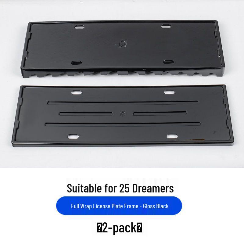 Universal License Plate Frame for Lantu Dreamer - Fits 25 New Models, Protects & Displays License Plates