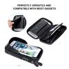 6.0 inch Waterproof Bike Bicycle Mobile Phone Holder Stand Motorcycle Handlebar Mount Bag for iPhone X Samsung LG Huawei