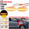 1 par dynamisk LED sideblinklys for bil til Toyota Yaris COROLLA Auris Mk1 E15 RAV4 Mk3 Etios Rullende blinklys