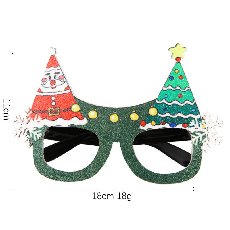 Festive Headband Eyeglass Frames: Christmas, Halloween, Valentine's Day & Party Glasses with Santa Claus Design
