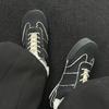 Men'S And Women'S Canvas Shoes Round Head Commuting Flat Baseplate Shoes Lace-Up Comfortable Casual Men'S Shoes Retro Shoes Versatile