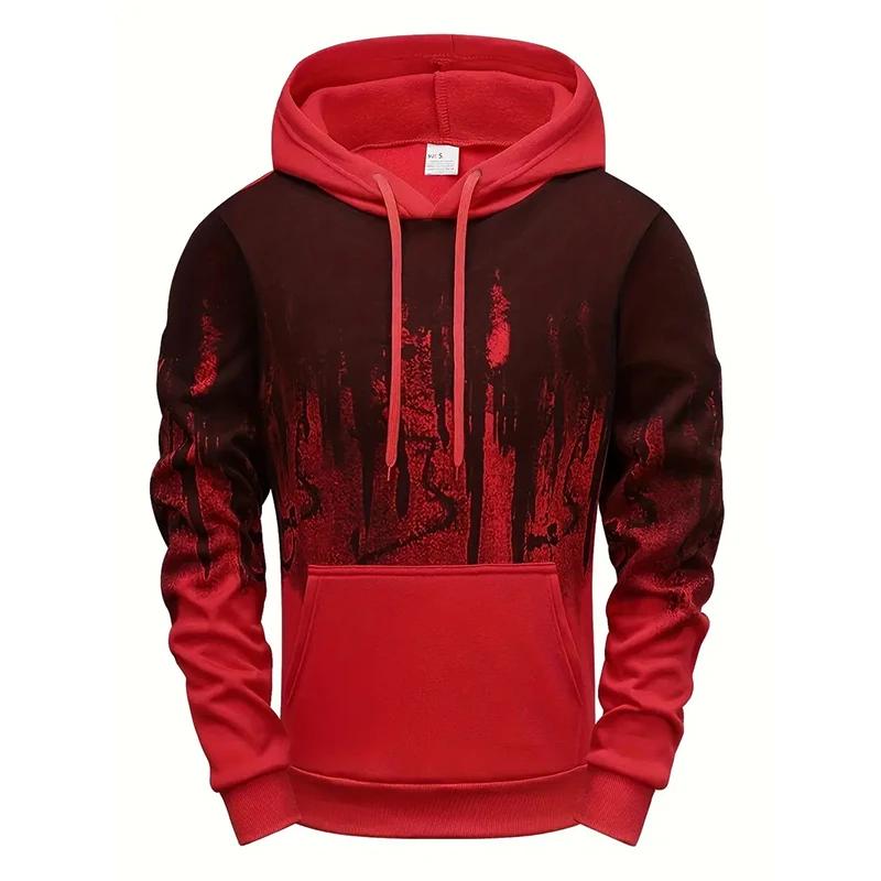 

Men Splatter Hoodies Fall Winter Streetwear Outdoor Casual Sports Hooded Sweatshirt Comfort Budget Athleisure Men s Clothes 3XL