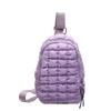 Bolsa de pecho simple para mujer nueva de otoño e invierno, ropa de algodón, bolso de hombro portátil, bolso bandolera personalizado para el trabajo