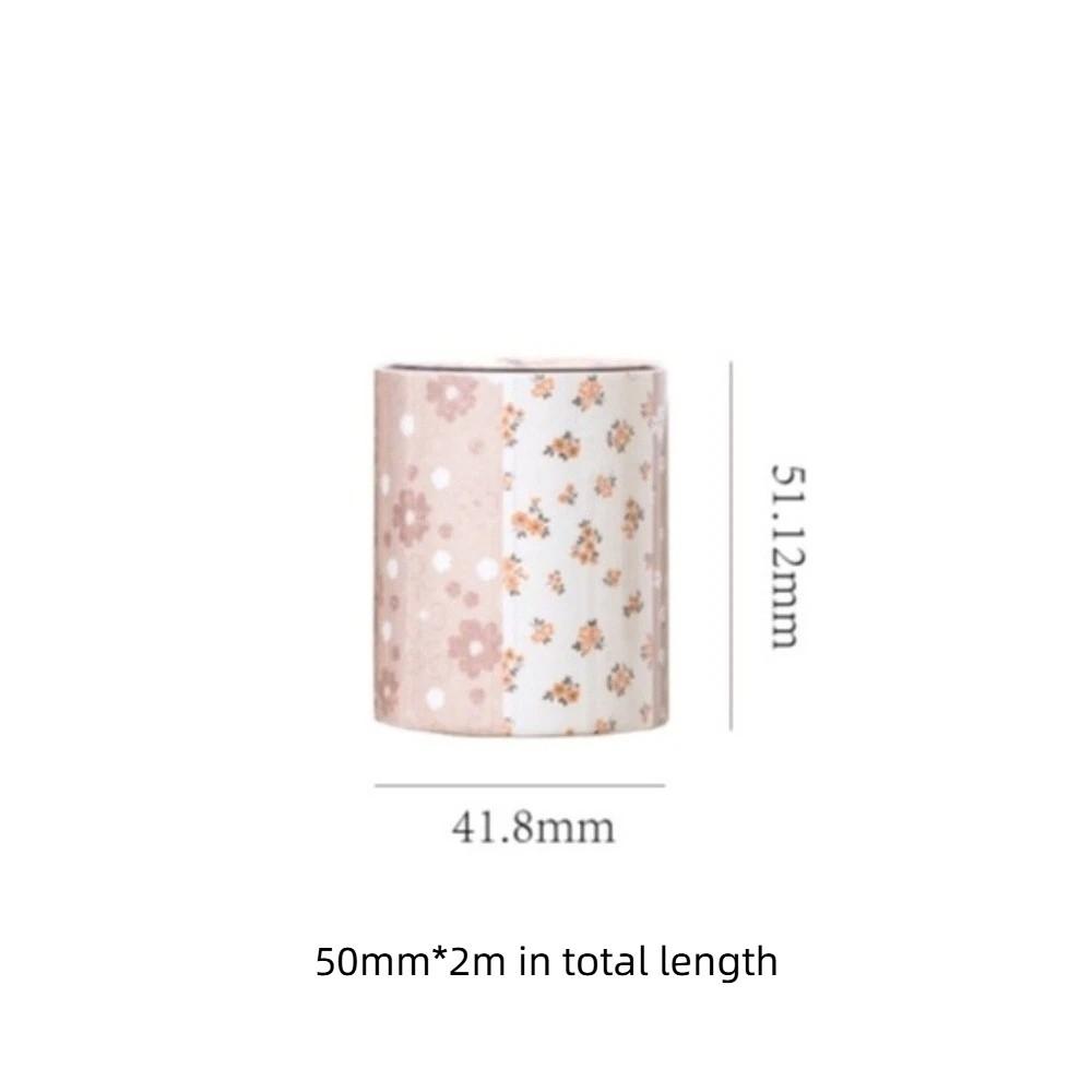 Floral Collection Series Decor Label Stickers Colored Adhesive Paper Tape New Washi Tape Journal