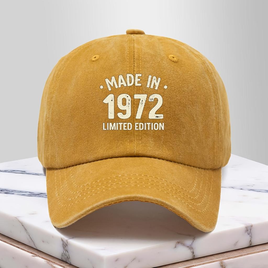 Baseball Cap Retro Old Casual Hat Men and Women Same Style Party Personality Hip-hop Hat Light Peaked Cap