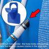 1/2Pcs Swimming Pool Pipe Holder Mount Supports Pipes 30-38mm for Intex Above Ground Hose Outlet with Cable Tie Supplies