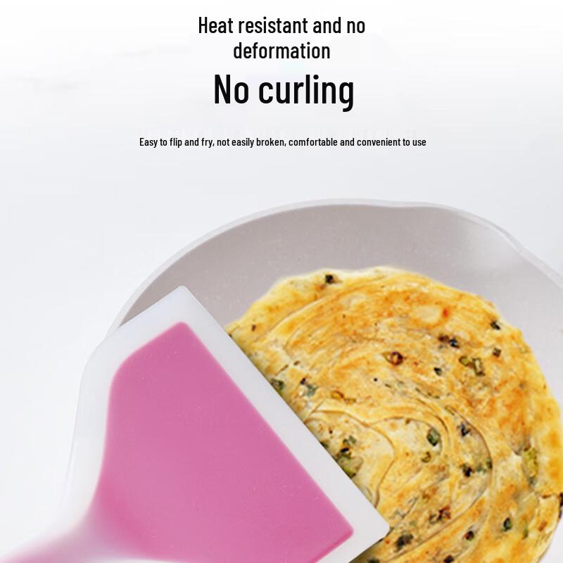 JiWangGu Non-Stick Silicone Frying Spatula