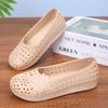 Women's Fashion Crocs: Casual, Non-slip, Breathable Hollow Sandals for Moms - Slip-on Work Shoes