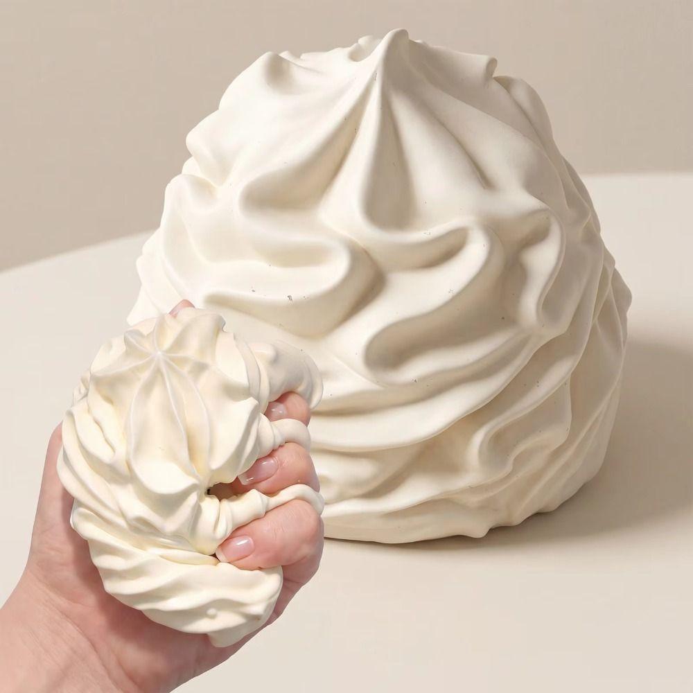 Hand Relax Push Bubble Roll Toy Slow Rebound Cake Slow Rising Toy Cream Roll Squeeze Toy Anxiety