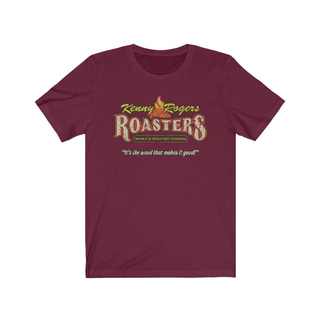 Kenny Rogers Roasters 1991 Vintage Men s T shirt M