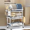 3-Tier Aluminum Countertop Dish Drying Rack