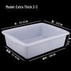 Hongqisheng Rectangular Plastic Storage Box Set