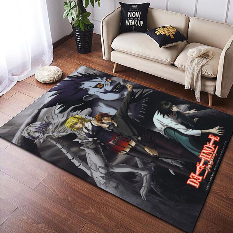 Death Note Gebied Tapijt Grote Tapijt Tapijt Voor Woonkamer Kid Slaapkamer Decoratie Kinderen Spelen Floor Mat Comic Anti-Slip