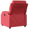 Recliner Chair In Red Artificial Leather
