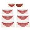 6ks nálepka na tetování Big Mouth Strašidelná vodotěsná, potící horor Dočasná halloweenská tetování na obličej St