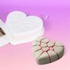 Crack Heart Silicone Molds Nonstick Mousses Cake Molds Cake Decorating Tool for Truffles Cheesecakes Easily to Clean