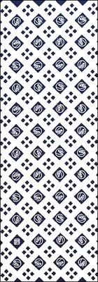 Dyeing Anbo Hand Towel Narabe Navy Authentic Dyed Cotton Tokuoka Made In Japan 35cm X 100cm "Ebimaru Blue" 100%