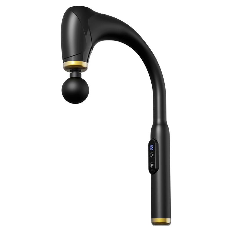 Cross-Bend Electric Fascia Gun: Multi-functional Massager for Muscles, Cervical Spine, Waist, Back, and Legs