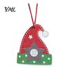 Reusable Seasonal Ornaments Christmas Tree Wooden Pendant, Vintage Cartoon Ornament with Lanyards, Classic Red White Decorations Lightweight