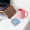 Funny Cat Paw Keychain 9 Keyboard Stress Relief Pendant Relaxing Decompression Keyring  Anti Stress