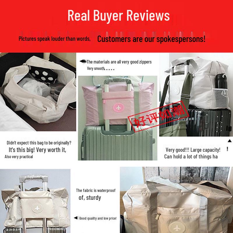 Large-Capacity Multifunctional Travel Bag: Waterproof Student, Luggage, Quilts & Carry-On Storage