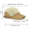 Summer Baseball Cap Men Women Breathable Snapback Casual Visor Spring Outdoor Sports Quick Dry Sunshade Cap Trucker Hat