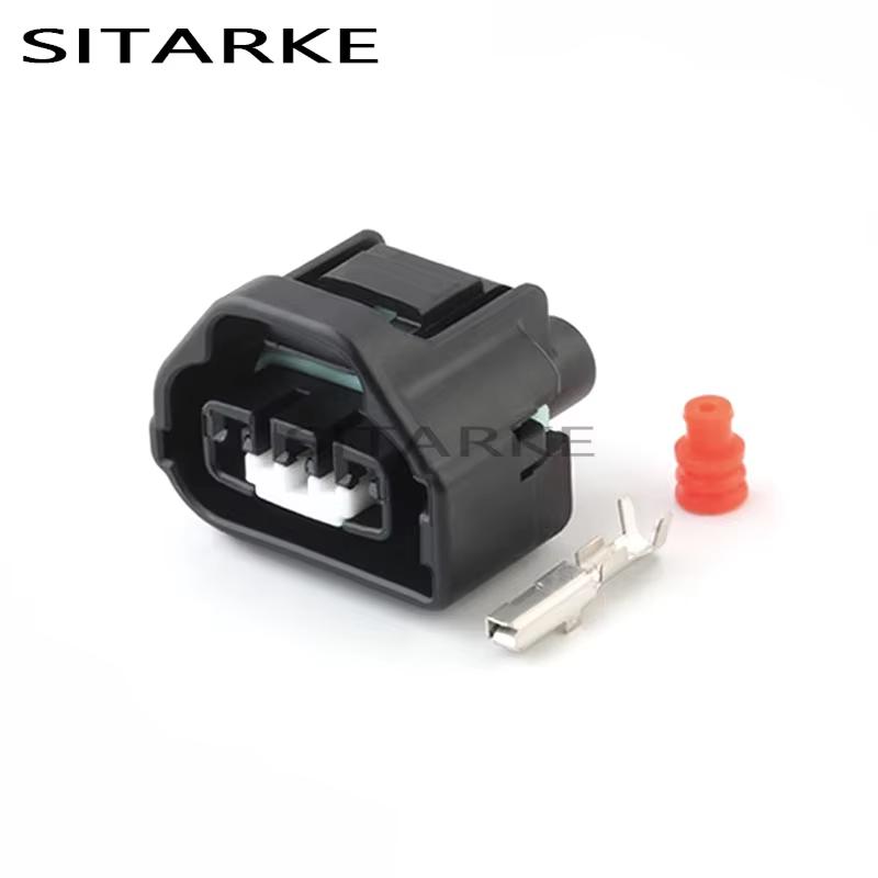 

5 Sets 3 Pin Automotive Carburetor Position Harness Plug Car Air Inlet Valve Electronic Wire Connector for Toyota 7283-1133-10 5 Sets армия зеленый