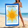 Mallorca Island Style Beach Towel Warm Gift Choice Soft Skin Friendly for Beach Vacation Fans Family Summer Travel