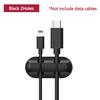 WV Silicone USB Cable Organizer Cable Winder Desktop Tidy Management Clips Cable Holder for Mouse Headphone Wire Organizer