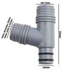 Time Saving Solution Connect Different Types of Pipes with Kitchen Basin Overflow Hole Conversion Tee Head Joint