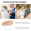 1Pcs Flower Veil Headband Chic Party Hair Accessory Women Hair Band Female Headwear Women Headwear Party Headband