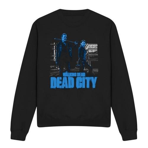 The Walking Dead Unisex Adult Negan & Maggie Monotone Sweatshirt