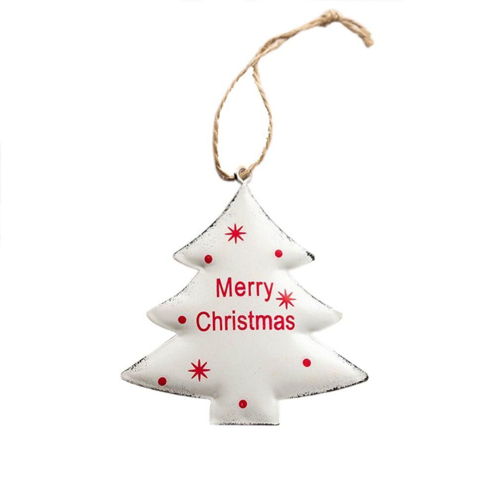 Nordic Style Christmas Five-pointed Star Pendant Snowflake Pendant  Party