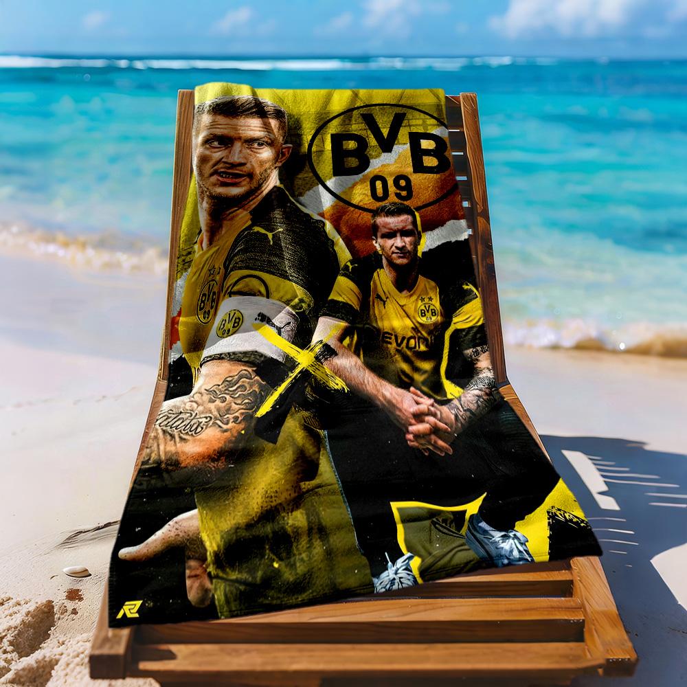 Borussia Dortmund Beach Towel Soft Durable Quickdry Comfortable Lightweight