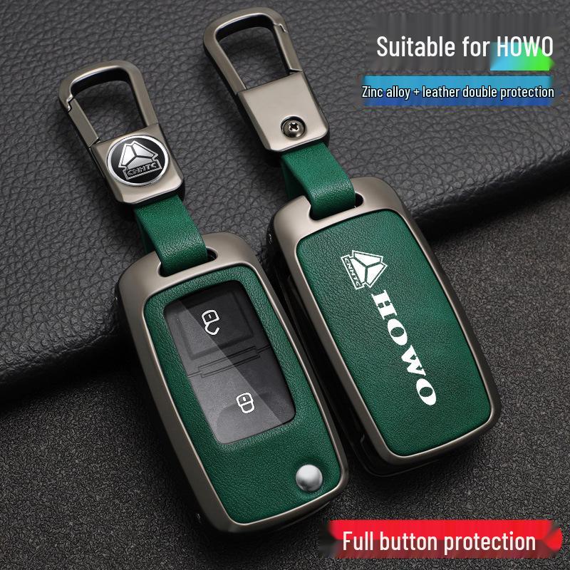 Sinotruk Howo Max, TH7 & Warrior Key Case for Light & Heavy Trucks - Men's Shell Bag with Buckle