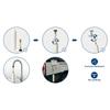 RV Marine Water Filter with Flexible Hose Protector Protects Against Bacterias Reduces Bad Taste Odors in Drinking Water