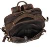 Business Male Backpack Leather Men's Bag Multifunctional Handbag Large Capacity Crazy Horse Leather Backpack