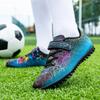 Children's TF Soccer Shoes Boys Girls Kid's Sports Running Sneakers Teenager Students Football Boots Soft Antiskid