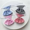 Baby Doll Triangle Scarf and Bib - Plaid/Solid Color Options