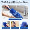 Microfiber Fan Cleaning Brush Bendable Head Microfiber Dusting Brush  For Electric Fans