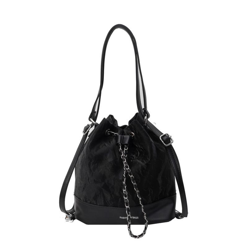 

Трендовая повседневная сумка-ведро женская летняя новая модная простая сумка через плечо трендовая сумка-мессенджер